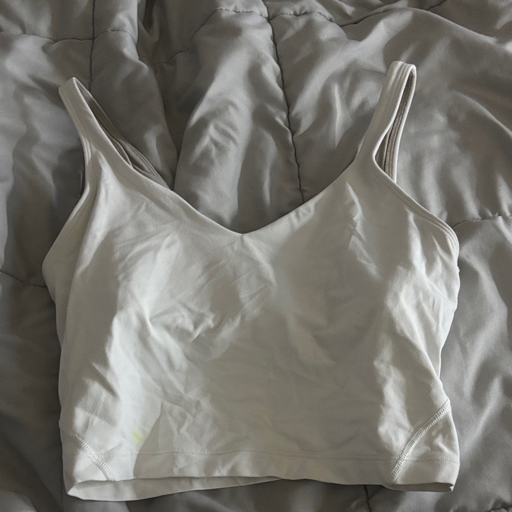 Lemon Cream Sports Bra